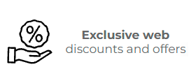 Exclusive web discounts and offers